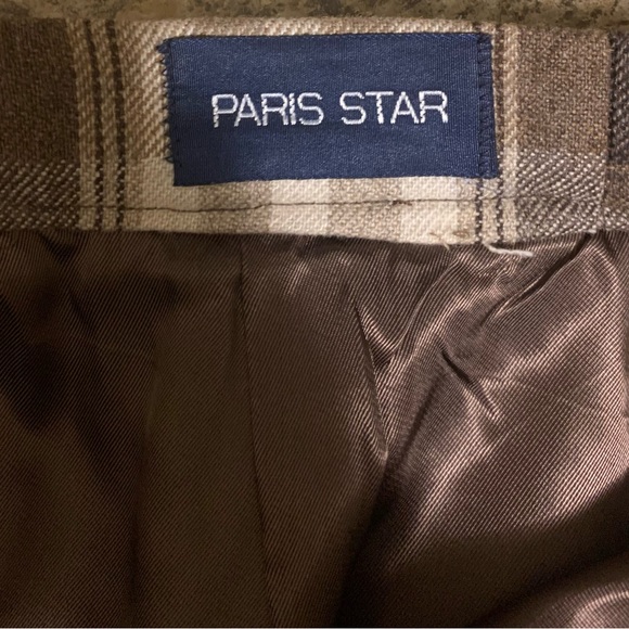 Vintage PARIS STAR Wool Pocket Skirt - Picture 3 of 3